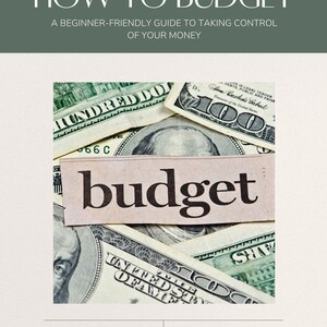 How to Budget eBook - 5 Templates Included