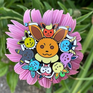 Eeveelution Family Enamel Pin