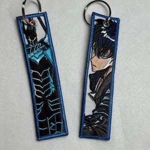 Jinwoo Song solo leveling jet tag keychain