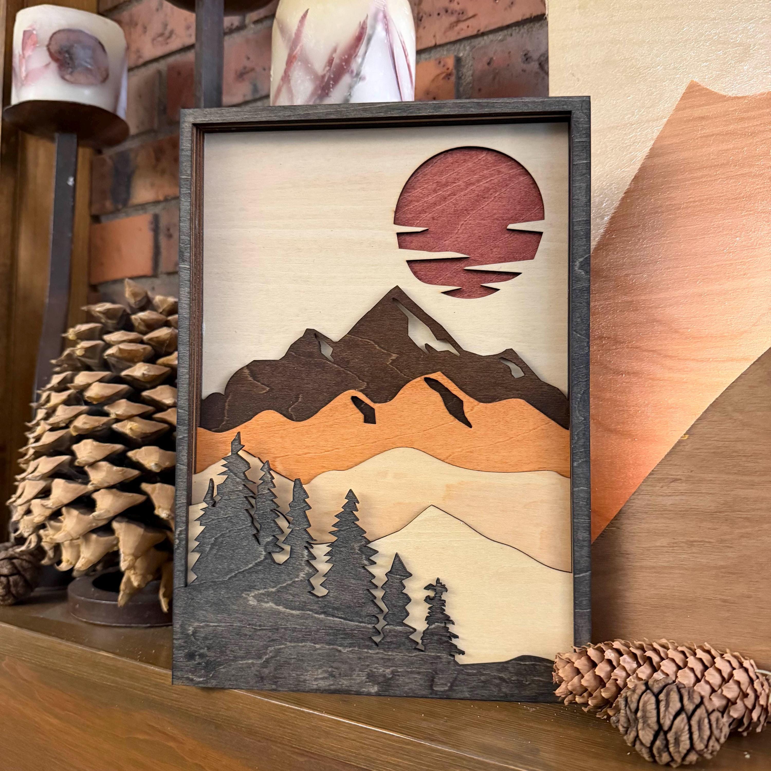 3d Wood Art - Etsy Canada