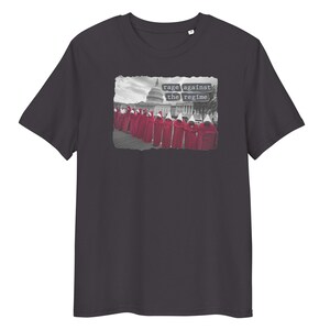 Rage Against the Regime Women's T-Shirt – Handmaid's Tale Protest at U.S. Capitol, Feminist Activist, Pro-Choice, Anti-Trump, Political Tee