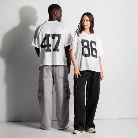 8647 Boxy Football Jersey | Anti Trump Political Statement