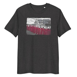 Rage Against the Regime Women's T-Shirt – Handmaid's Tale Protest at U.S. Capitol, Feminist Activist, Pro-Choice, Anti-Trump, Political Tee