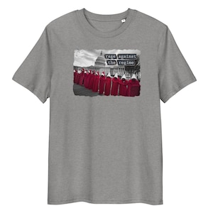 Rage Against the Regime Women's T-Shirt – Handmaid's Tale Protest at U.S. Capitol, Feminist Activist, Pro-Choice, Anti-Trump, Political Tee