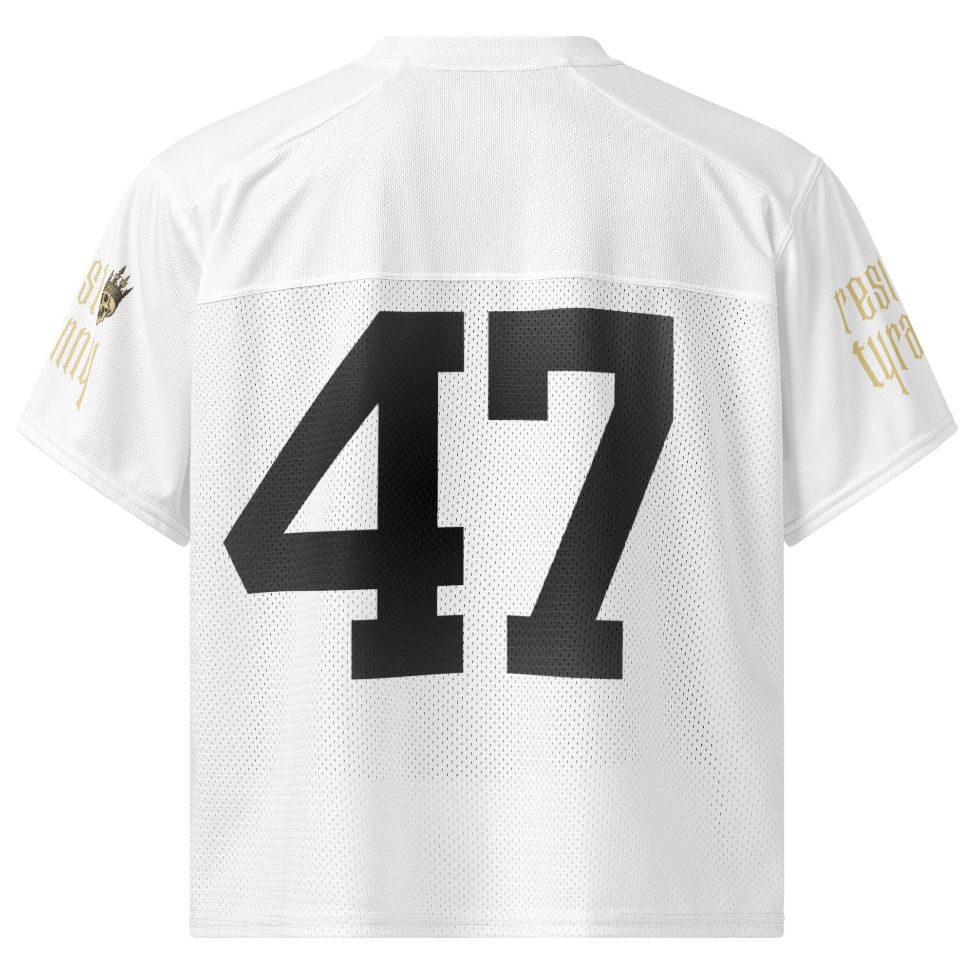 8647 Boxy Football Jersey | Anti Trump Political Statement
