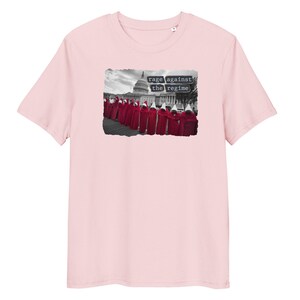 Rage Against the Regime Women's T-Shirt – Handmaid's Tale Protest at U.S. Capitol, Feminist Activist, Pro-Choice, Anti-Trump, Political Tee