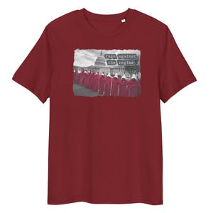 Rage Against the Regime Women's T-Shirt – Handmaid's Tale Protest at U.S. Capitol, Feminist Activist, Pro-Choice, Anti-Trump, Political Tee