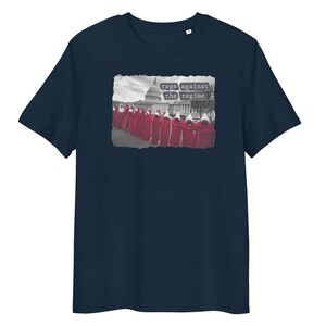 Rage Against the Regime Women's T-Shirt – Handmaid's Tale Protest at U.S. Capitol, Feminist Activist, Pro-Choice, Anti-Trump, Political Tee
