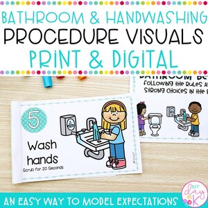 Badkamer- en handenwasroutine | Procedures in de klas | Print en digitaal