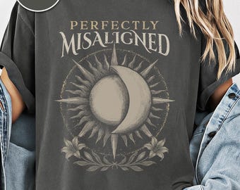 Sun and Moon, Dark Academia, Gothic Shirts, Vintage Gothic, Dark Romance, Unisex Tee, Comfort Colors Tee, Gift, Mystical