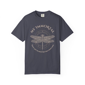 Dragonfly Shirt, 90s Band Shirt, Vintage Rock Band Tees, Unisex Comfort Colors Tee, Metal Shirt, Gift, Gothic Shirt, Distressed Shirt image 11