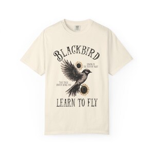 Blackbird Shirt, Comfort Colors, Retro Vintage Shirt, Trendy Tee, Retro Music Shirt, Concert Shirt, Old School Rock Band Shirt, Gift Shirt image 8