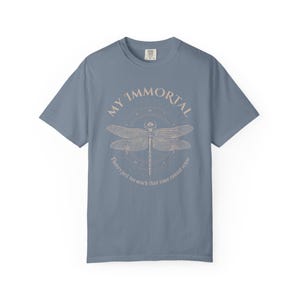 Dragonfly Shirt, 90s Band Shirt, Vintage Rock Band Tees, Unisex Comfort Colors Tee, Metal Shirt, Gift, Gothic Shirt, Distressed Shirt image 9