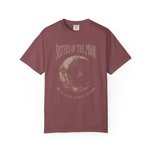 Sisters Of The Moon, Retro Rock Shirts, Moon Shirt, Sisterhood Gift, Unisex Tee Gift, Comfort Colors Tee, Rock Clothing image 7
