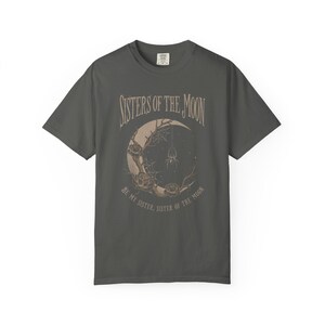 Sisters Of The Moon, Retro Rock Shirts, Moon Shirt, Sisterhood Gift, Unisex Tee Gift, Comfort Colors Tee, Rock Clothing image 3