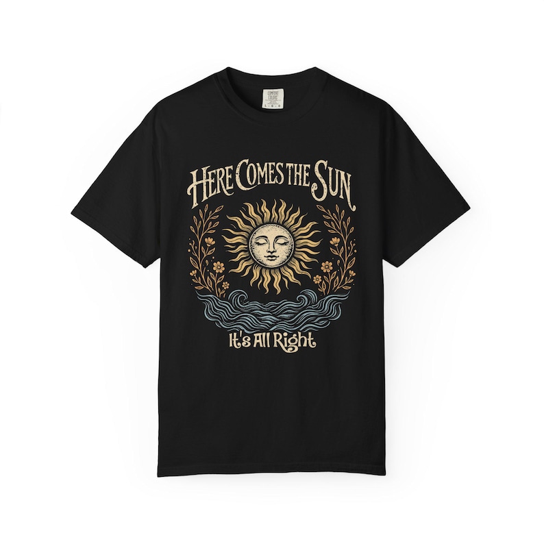Boho Sun, Old School Rock Band Shirt, Comfort Colors, Trendy Tee, Retro Music Shirt, Concert Shirt, Vintage Rock Shirts, Gift Shirt image 4