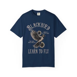 Blackbird Shirt, Comfort Colors, Retro Vintage Shirt, Trendy Tee, Retro Music Shirt, Concert Shirt, Old School Rock Band Shirt, Gift Shirt image 5