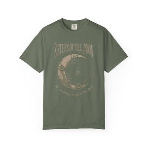 Sisters Of The Moon, Retro Rock Shirts, Moon Shirt, Sisterhood Gift, Unisex Tee Gift, Comfort Colors Tee, Rock Clothing image 6