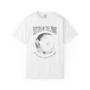 Sisters Of The Moon, Retro Rock Shirts, Moon Shirt, Sisterhood Gift, Unisex Tee Gift, Comfort Colors Tee, Rock Clothing image 9