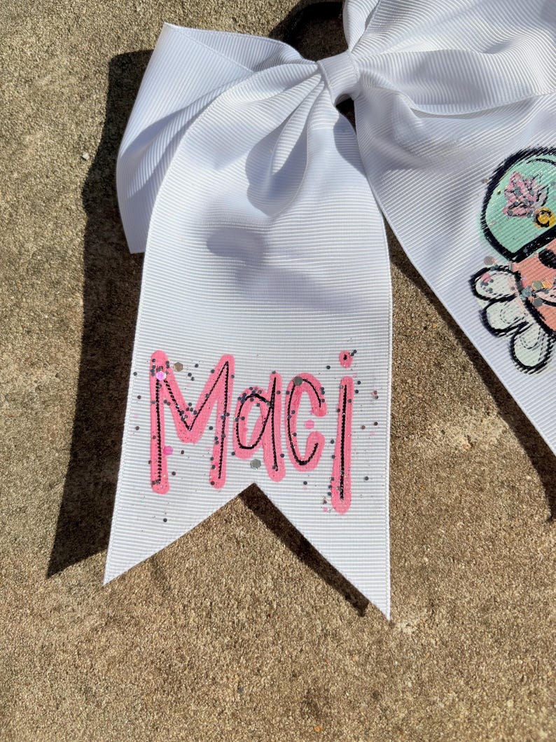 Holiday Painted Hai Bows - Etsy