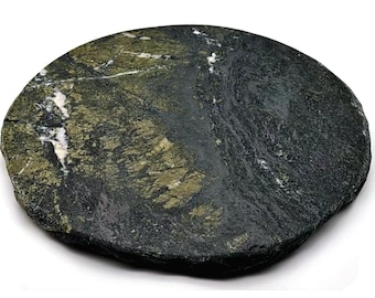 Draaiplateau van natuursteen | Handgemaakt draaiplateau | Uniek tafelstuk voor op tafel | 42 cm