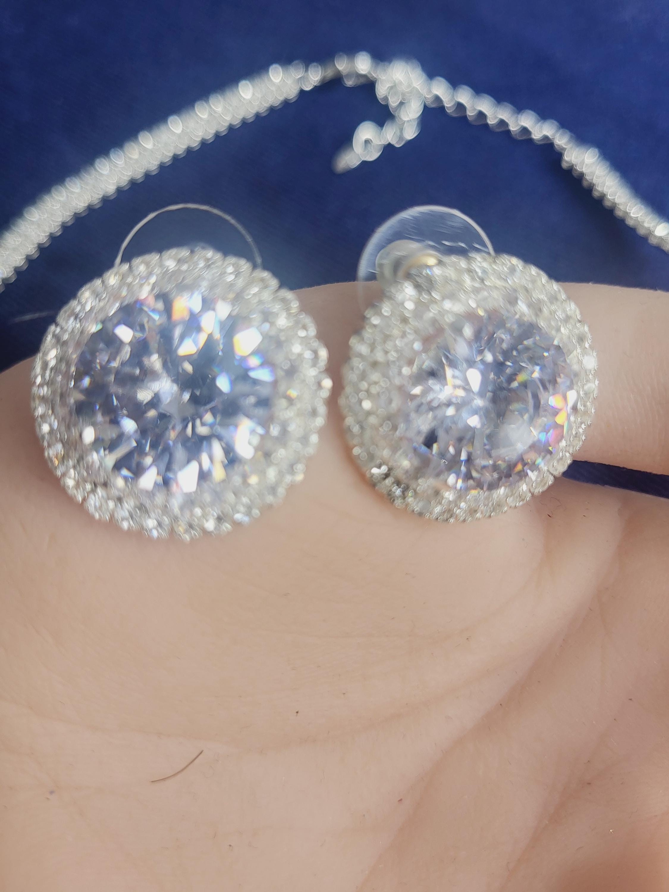 Konplott Orecchini Industrial Cristallo Bianco - Argento Antico, Vetro, Chiusura A Lobo