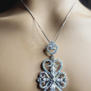 statement stainless steel necklace and earring set