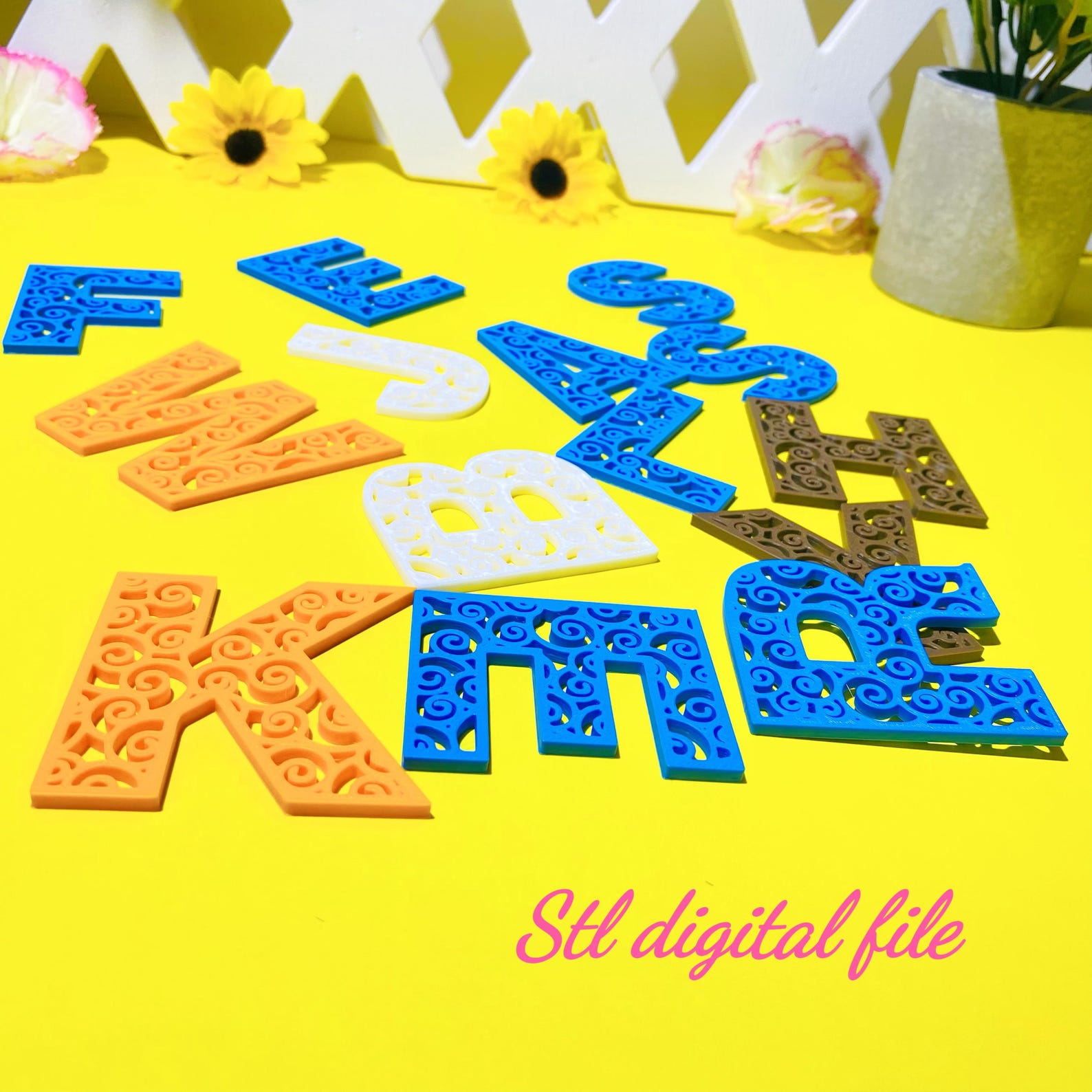 Stl Letters Cutout Alphabet Letters, 3D Printable STL File, DIY Decor - Etsy
