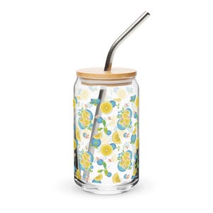 Lemon, lemonade, lemon trees and life!  - Can-shaped glass