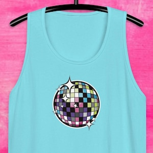 Shiny Disco Ball, Dance Club Nights -  Men’s premium tank top