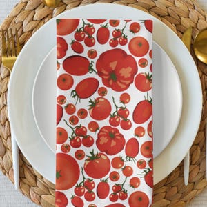 Tasty Tomatoes - POMODORI Party - Cloth napkin set