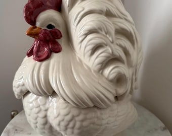 VTG Atlantic Mold Rooster Chicken Cookie Jar
