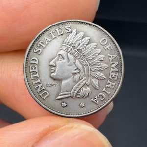 1851 Indian Head Silver Dollar Commemorative Coins Collectibles Coins US Old Coins Perfect and Antique Coins For Gifts