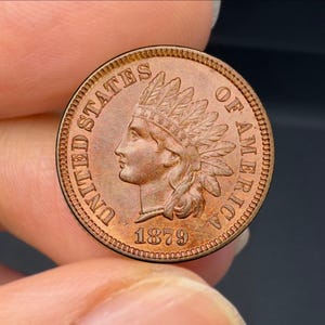 1879 Indian Head Penny Cent Commemorative Coins Collectibles Coins US Old Coins Perfect and Antique Coins For Gifts