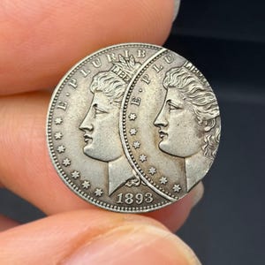 1893 S Morgan ERROR Die US Dollar Silver Plated Commemorative Coins Collectibles Coins US Old Coins Perfect and Antique Coins For Gifts