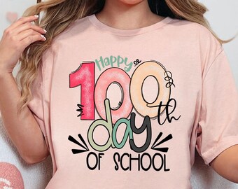 100 Days of School Shirt, 100 Day Shirt, 100th Day Of School Celebration, Student Shirt,Back to School Shirt, Gift For Teacher,Teacher Group