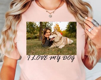 Custom Photo Shirt, Custom Shirt, Custom Picture T-Shirt, Birthday Photo Shirt, Holiday Gift, Family Picture Tee, Custom Photo Gift Shirt