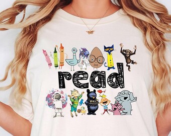 Read Children Books Shirt, Teacher Read Shirt, Kindergarten Gift Shirt, Read Kids Shirt, Book Lover Shirt, Funny Kids Tee, Read Shirt