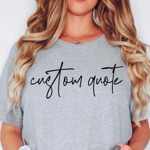 Custom Shirt, Custom Text T-Shirt, Personalized Shirt, Personalized T-shirt, Custom Gifts, Custom Text Gift, Customizable Shirt, Custom Text