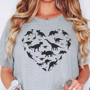 Heart of Dinosaurs, Dinosaurs Shirt, Dinosaurs T Shirt for Women, Dinosaurs for Mom, Dinosaurs T Shirt for Mother Day&#39;s Gift, Dinosaurs Tee