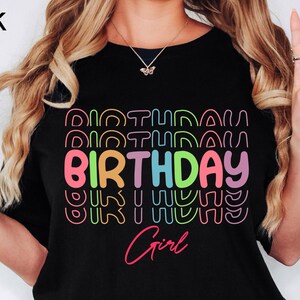 Birthday Girl Shirt: Kids Party Tee