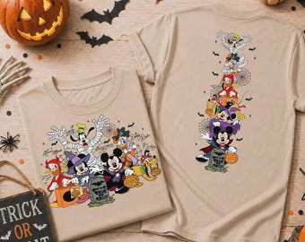 Comfort Colors® Disney Halloween Shirt, Disney Shirt, Halloween Matching Shirts, Halloween Disney, Disney Matching Shirts, Disney Trip Shirt