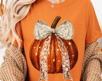 Fall Pumpkin Shirt, Cute Fall Shirt, Thanksgiving Tshirt, Graphic Tee for women, Pumpkin Spice Tee, Teacher Fall Shirt, Autumn Shirt, Fall T