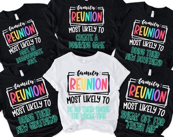 Custom Family Reunion Shirt, Matching Cousin Crew Tees, Matching Family Trip Shirts, Personalized Group Vacation Tee, Family Gathering Shirt