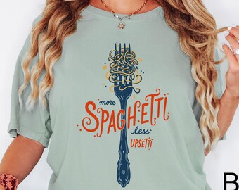 Comfort Colors® Spaghetti Shirt, Funny Food Shirt, Foodie Shirt, Food Humor, Funny Saying Shirt, Silly T-Shirt, Retro Graphic Tee, Spaghetti