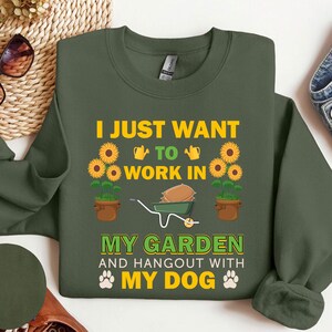 Gardening Sweatshirt: Funny Plant Lover Tee, Gardener Gift