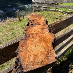 Live Edge Spalted Maple Slab – 27" x 10" x 2"