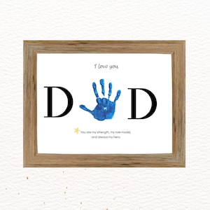 Gift Handprint,Mothers Day Handprint Art,hand ArtCraft,Gift from Kids Toddler Baby,DIY Gift,Keepsake DIY Card,gift for mom,mom birthday gift