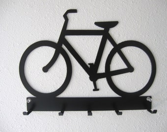 Bicycle Key Belt Rack Metal Wall Hanging
