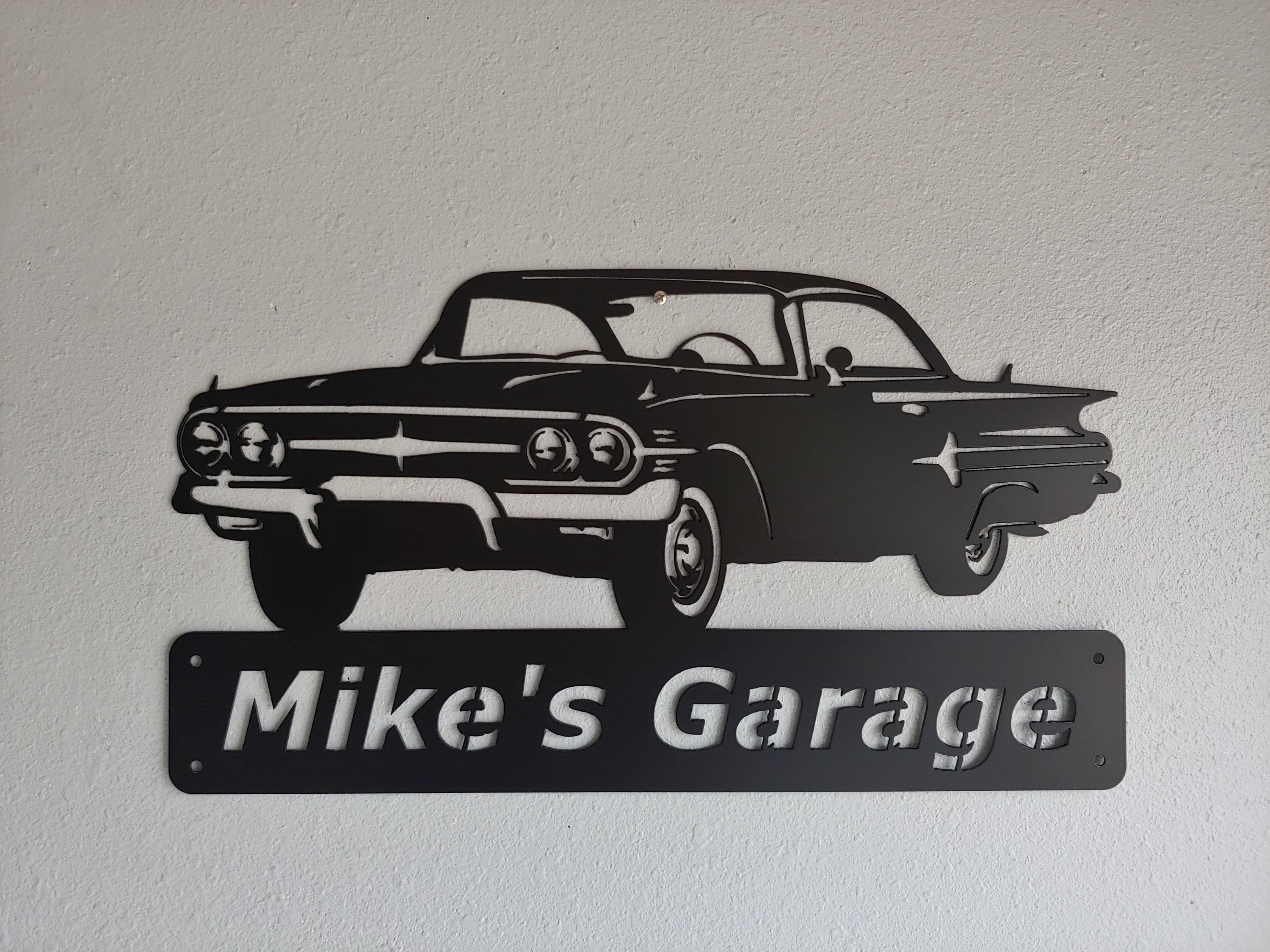1960 Chevy Impala - Personalized Metal Sign - Etsy